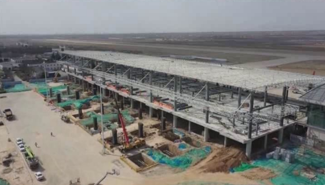運城機場改擴建項目加快推進，成華防墜器堅守防護崗位